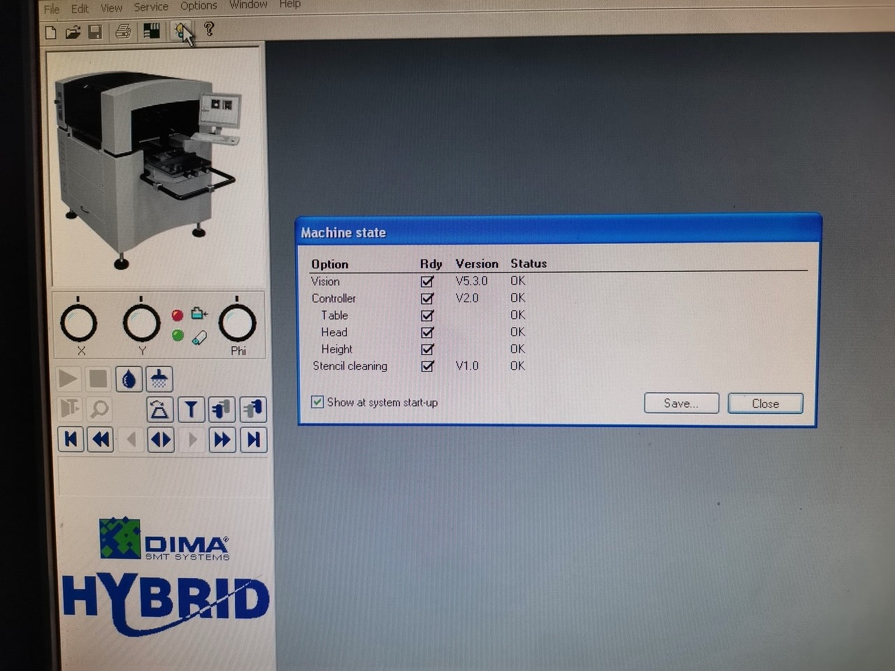DIMA HS-100, paste printer