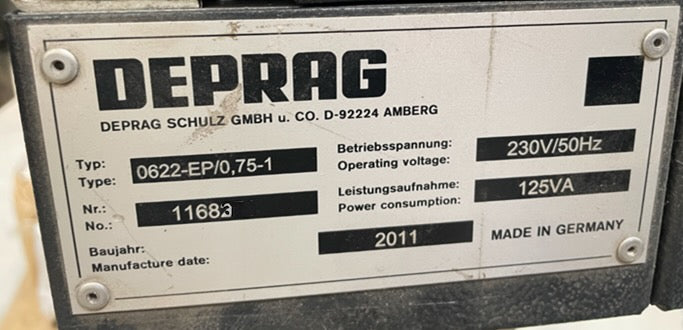 Deprag bowl feeders - 3 units, vintage 2011