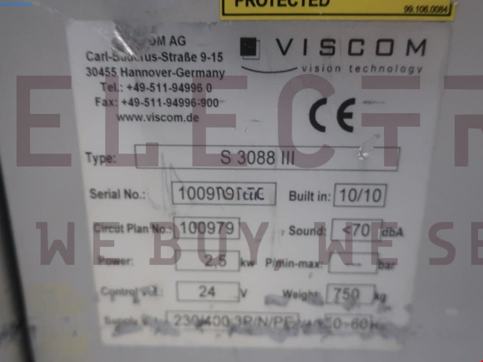 Viscom 3088 III, vintage 2010, AOI