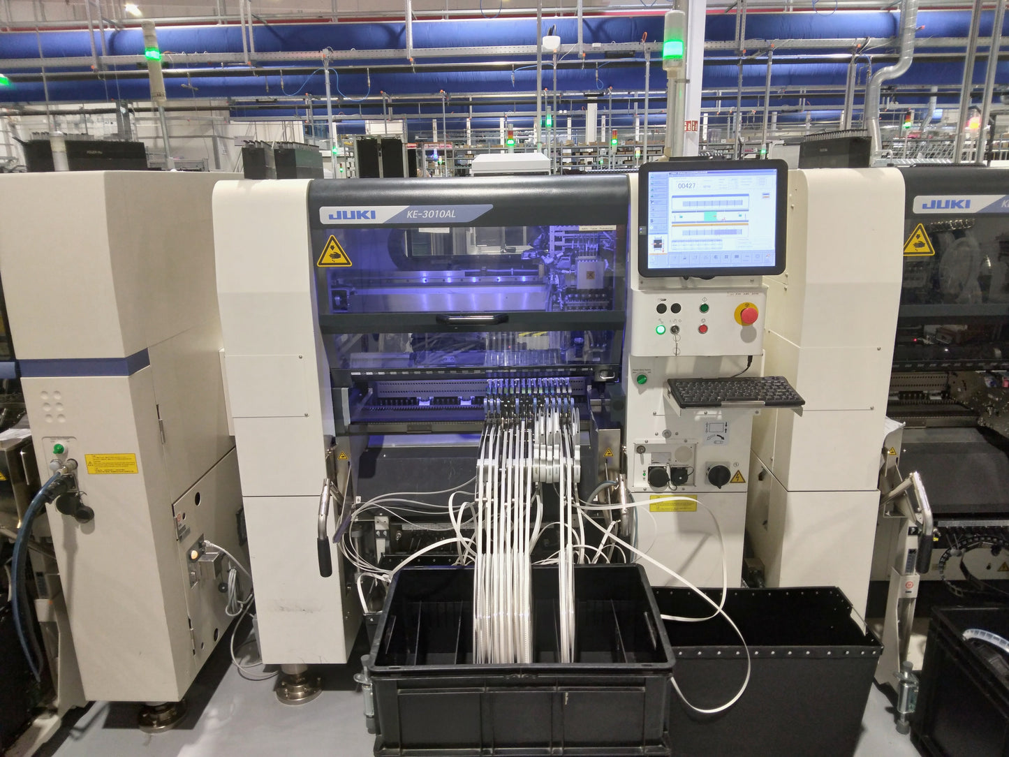 JUKI KE3010AL, P&P machine, vintage 2017