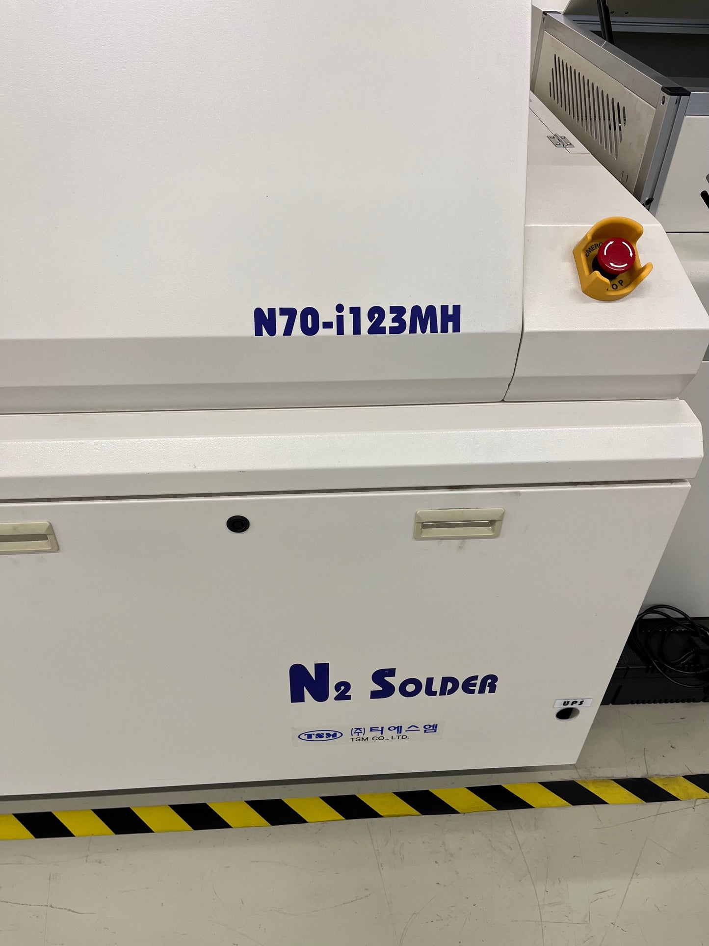 TSM CO.,LTD. N70-i123MH, reflow oven, vintage 2014