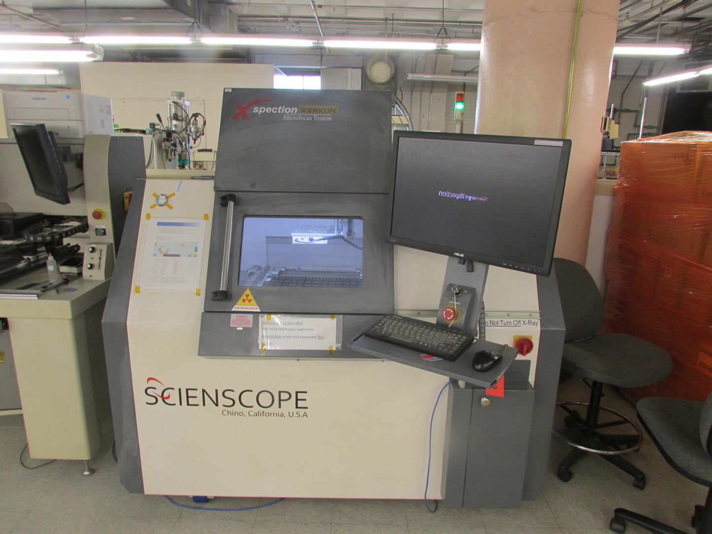 Scienscope Xspection 6000, vintage 2015, X ray system