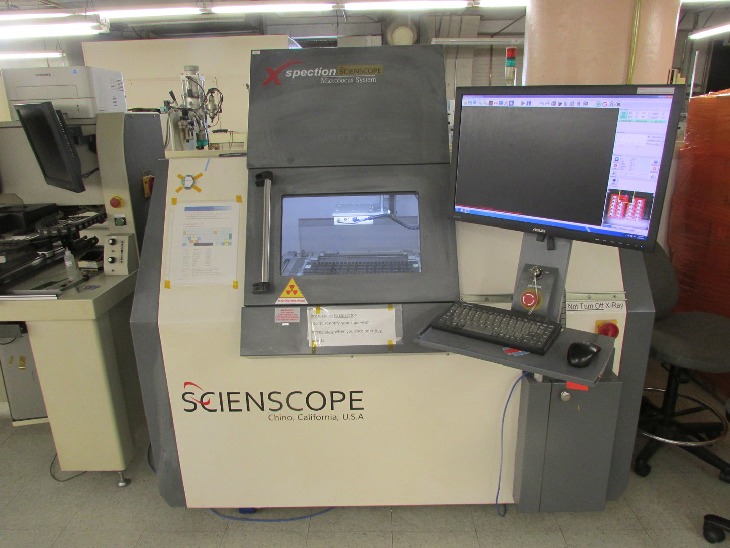Scienscope Xspection 6000, vintage 2015, X ray system