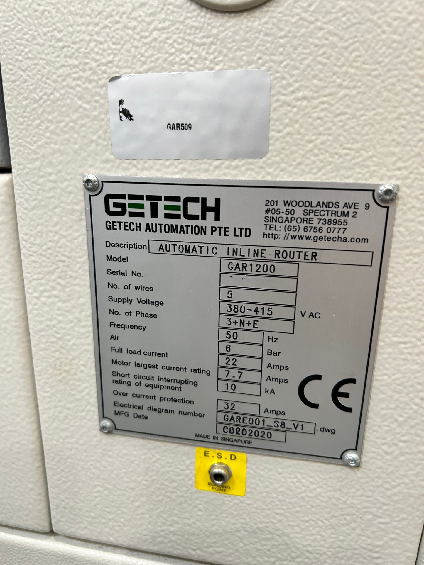 GETECH GAR1200, inline router,  vintage 2020