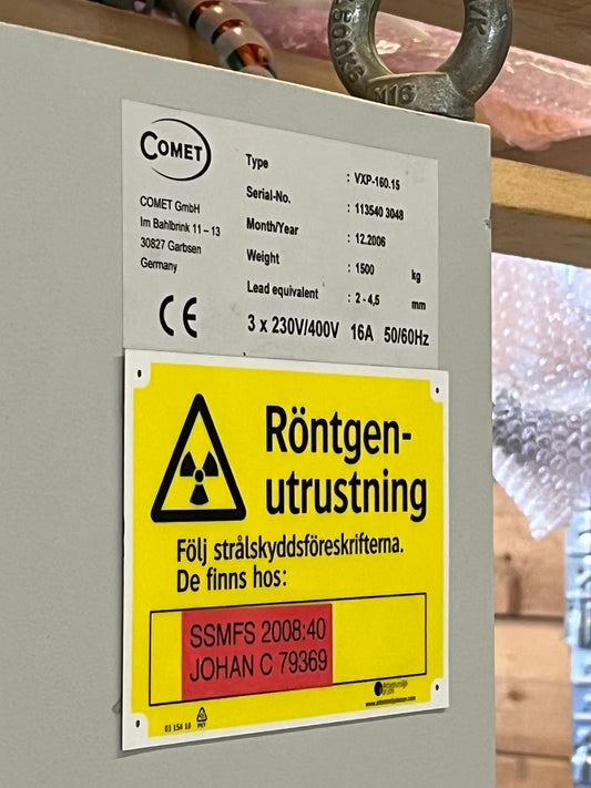 COMET VXP 160.15, annata 2006, apparecchio a raggi X