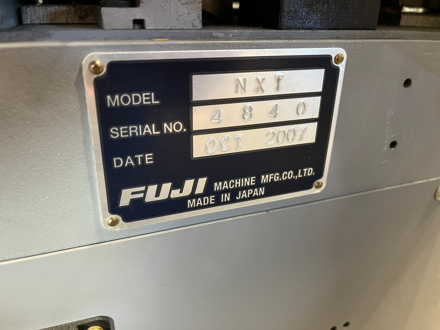 FUJI NXT, annata 2007