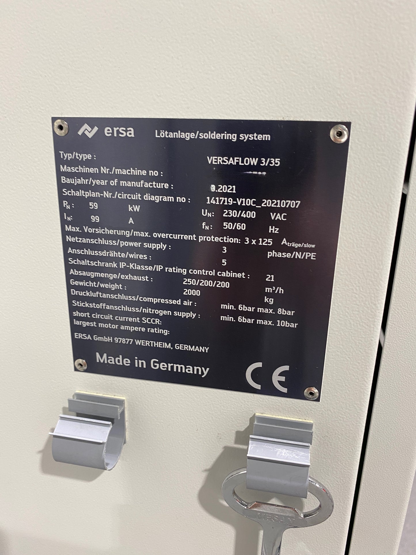 ERSA 3/35, vintage 2021, Selective Soldering oven