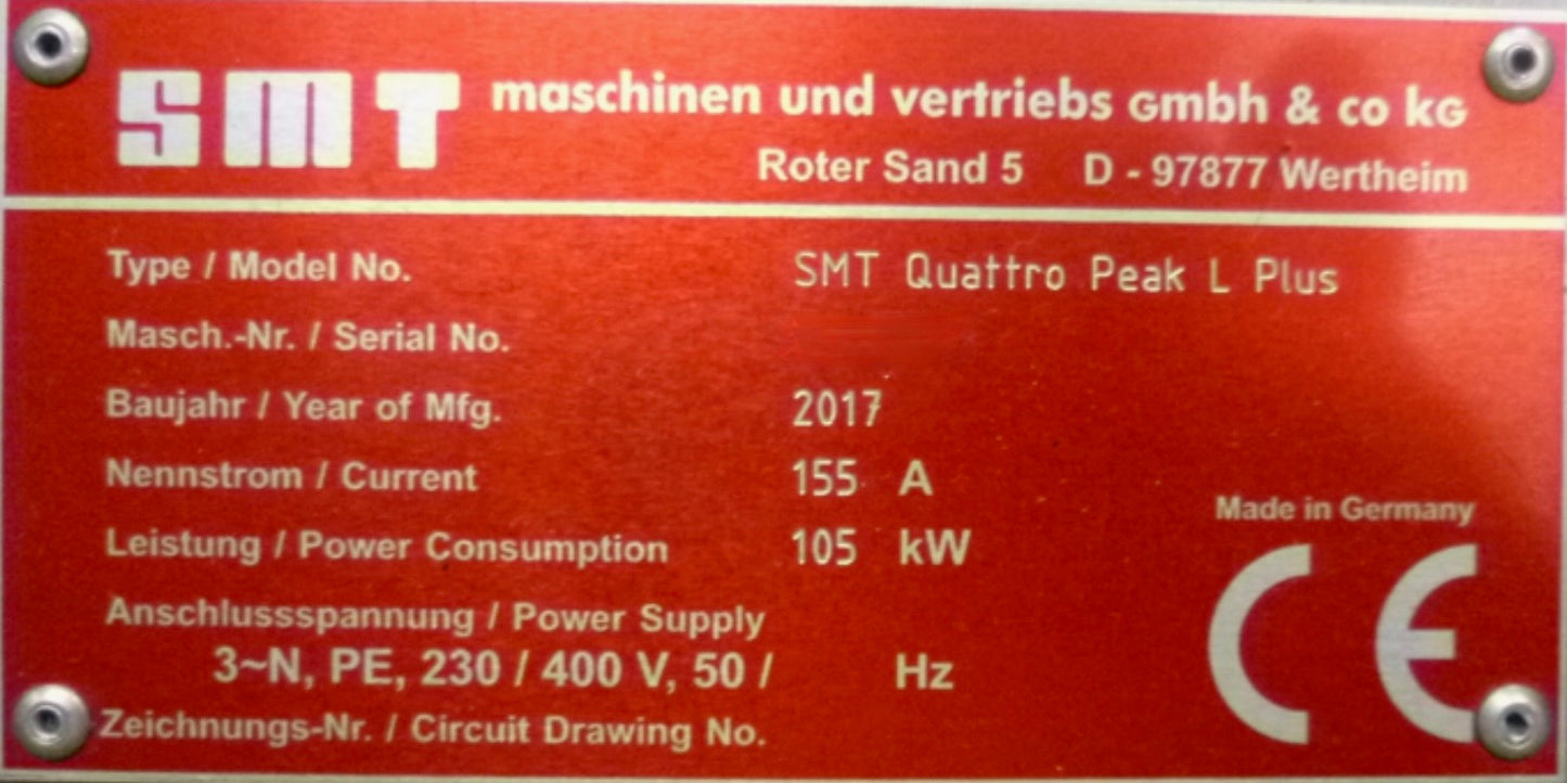 SMT Quattro Peak L Plus, vintage 2017