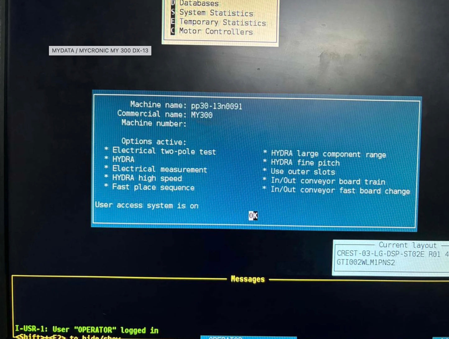 MYDATA / MYCRONIC MY 300 DX-13, vintage 2018 SOLD