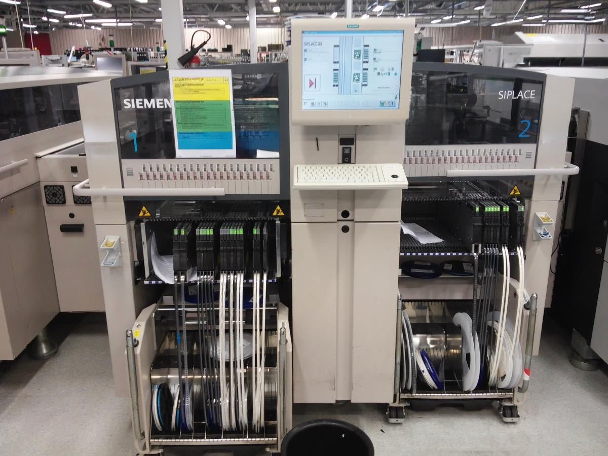 ASM Siplace X3, vintage 2006, placement unit