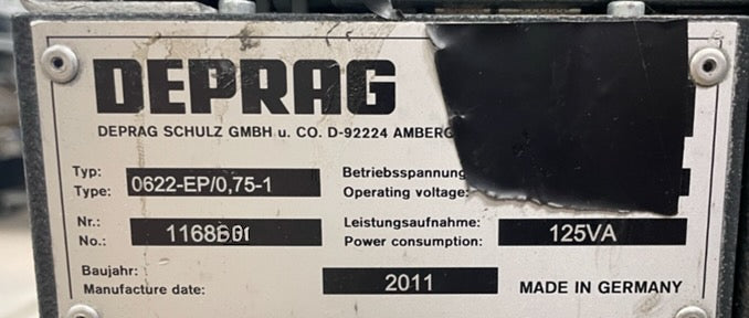 Deprag bowl feeders - 3 units, vintage 2011