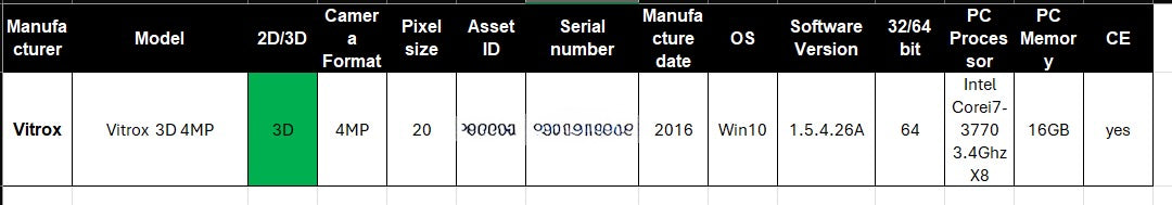 VITROX V510, 3D AOI, vintage 2017